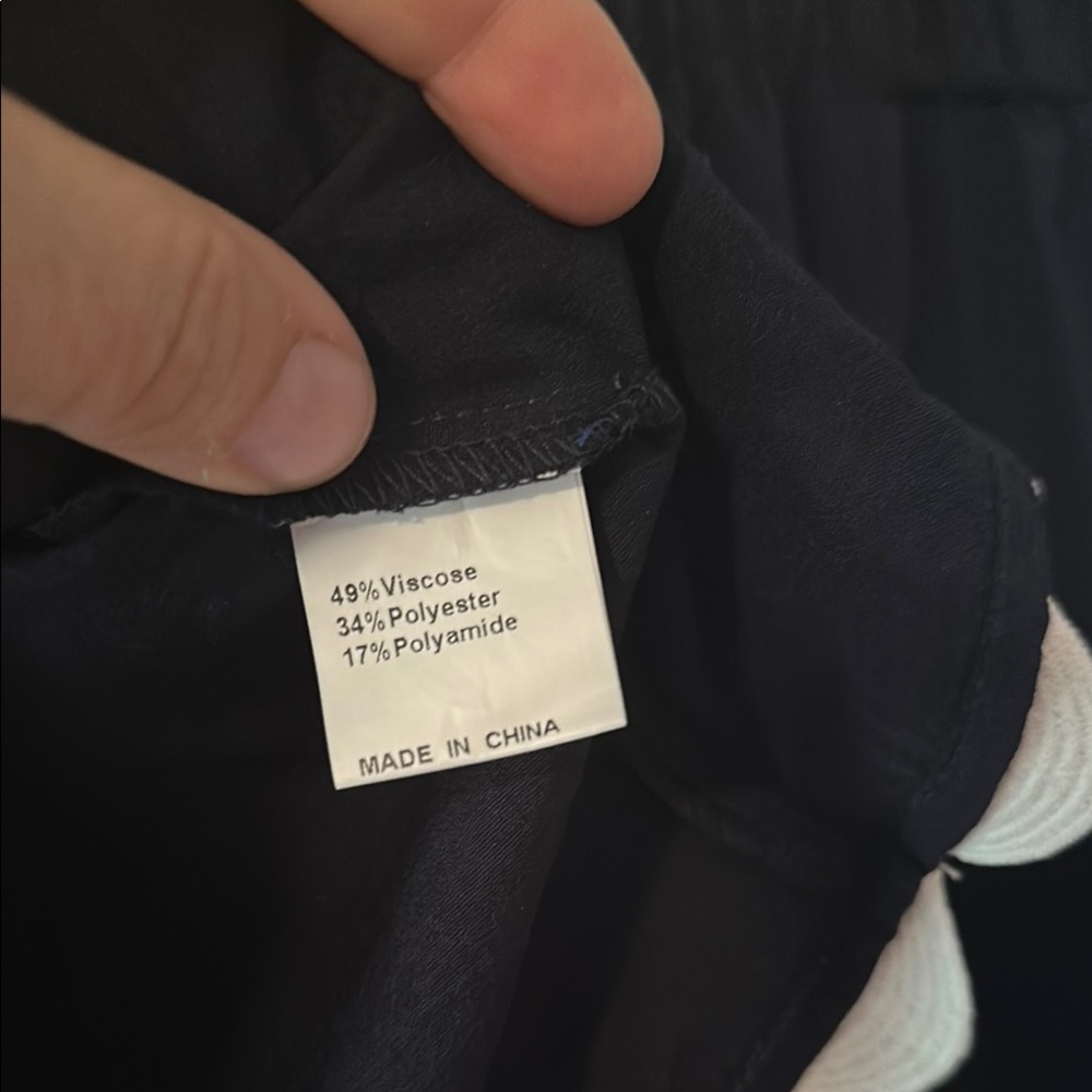 Pretty garden two-piece Elegant Navy and White pantsuit, Size S - Picture 6 of 16